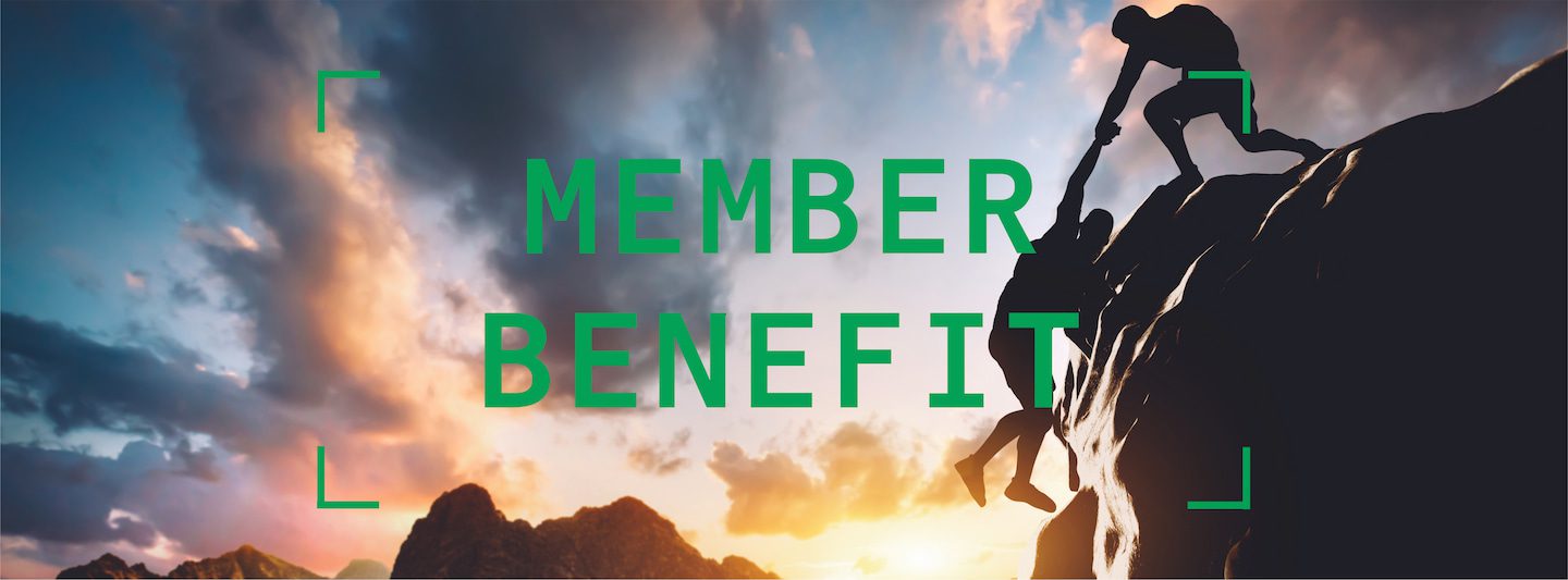 Member benefit webpage header